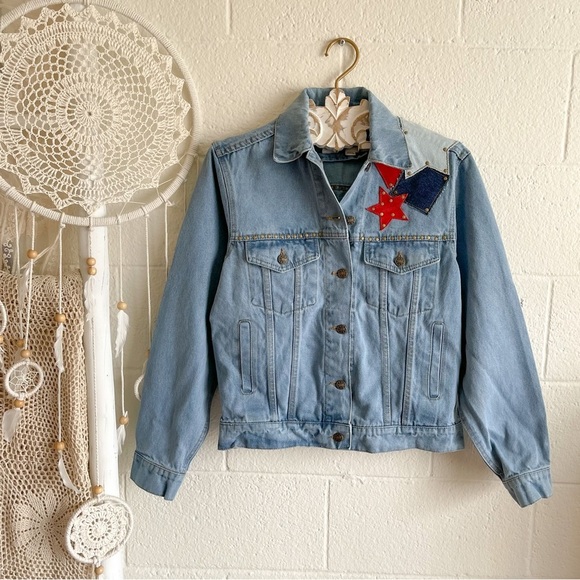 NWT Free People X Understated Leather Lone Star Denim Jacket - Picture 2 of 14